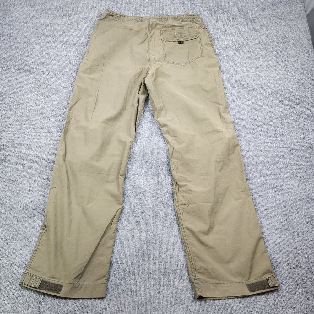 Vintage Structure Mens Olive Green Outdoor Pants Gorpcore Cargo Size M 34x30